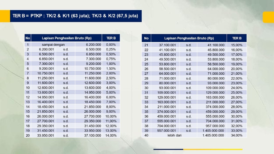 PPh 21 Terbaru: Rincian Tarif Efektif Kategori B